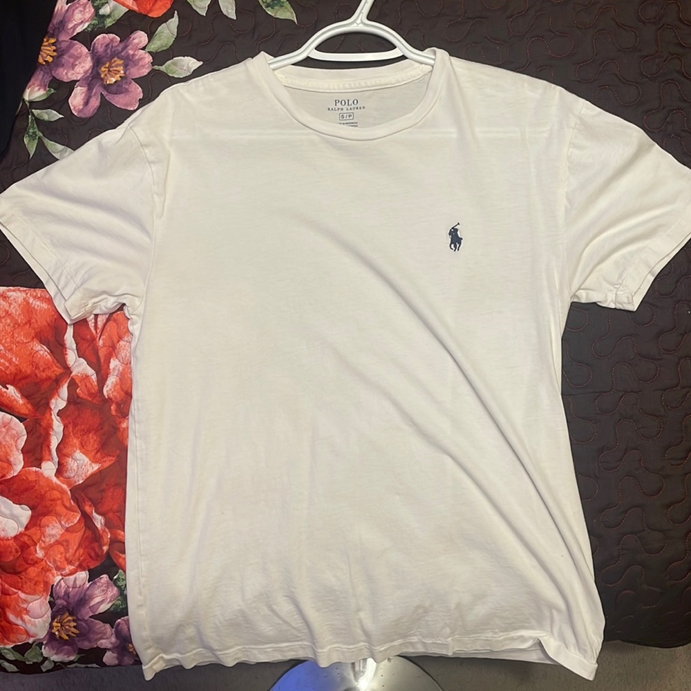 White polo shirt small